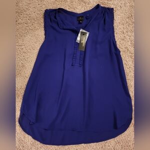 NWT Worthington ruffle sleeve and neck dress shirt